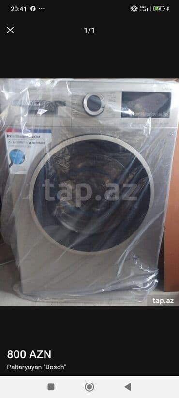 soliton paltaryuyan: Bosch paltaryuyan maşın – WGA14A0XGC (Seriya 6) Əsas xüsusiyyətlər: - — 3