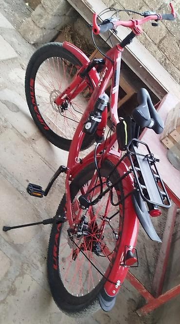 velolar: Qırmızı URANUS fatbike velosiped - Geniş “fat” təkərlər: URANUS — 3