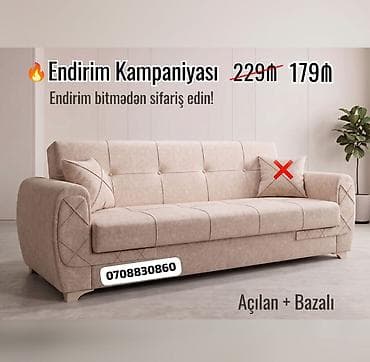 Açılan və bazalı divan - Mexanizm: tam açılan mexanizm – rahat yataq