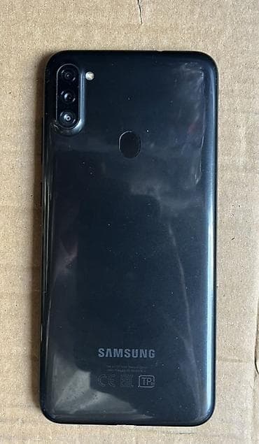 hisense infinity e9: Samsung Galaxy A11, 32 GB, rəng - Qara, Barmaq izi — 3