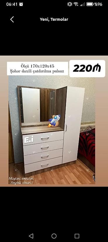 plastik dolablar: Yeni, Termolar, Kredit yoxdur, Şəhərdaxili pulsuz çatdırılma — 1