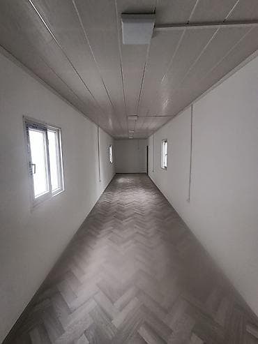 Konteynerlər: 2.40 x 12.00 metr dəmir ofis konteyner. divarlar Alcipan tavan lambir — 4