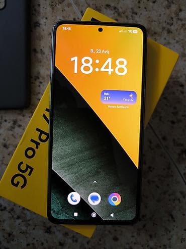 Poco M7 Pro 5G, rəng - Mavi, Sensor, Barmaq izi, Simsiz şarj — 1