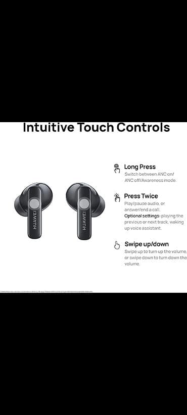 bluetooth qulaqciqlar: İşlənmiş Simsiz (Bluetooth) Qulaqcıqlar, Huawei — 6