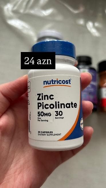 Nutricost Zinc Picolinate – qida əlavəsi - Tərkib: Sink pikolinat -
