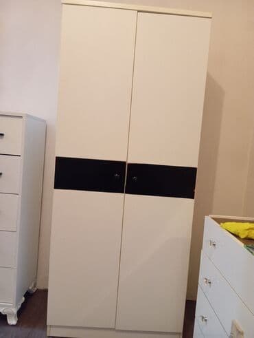 Açılan, 2 qapılı Düz dolab, Qarderob, paltar dolabı — 1