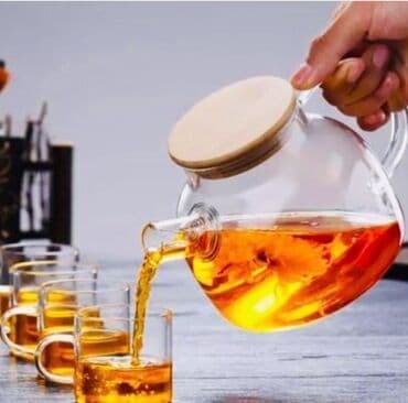 caynik: Yeni, rəng - Ağ, Dəm caydanı — 1