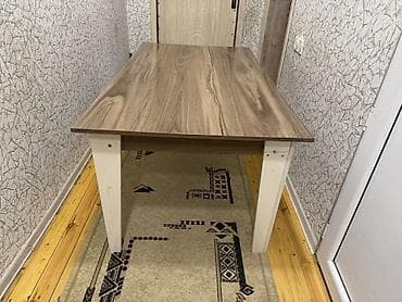 balaca stol: Qonaq masası, İşlənmiş, Açılan, Laminat, Dördbucaq masa — 4