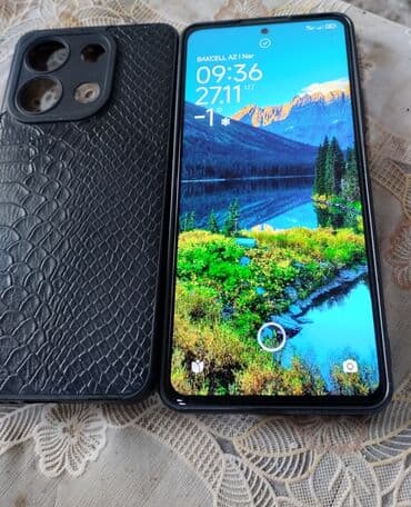 xiaomi redmi 4x qiymeti: Xiaomi Redmi Note 13 – yaşıl rəngli smartfon + qoruyucu örtük.8ram-256 — 6