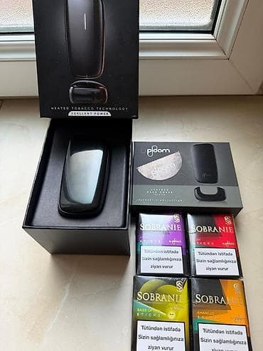 Ploom tütün qızdırma cihazı və aksesuarları Cihaz alınıb istifadə