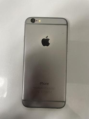 ucuz telefonlar ayfon: IPhone 6, 32 GB, Space Gray, Barmaq izi — 1