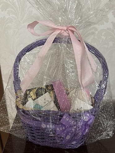 Şamdanlar: Hədiyyə səbəti, Yeni, rəng - Bənövşəyi, Ünvandan götürmə — 5