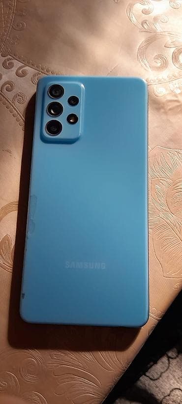 samsung televizor: Samsung Galaxy A52, 128 GB, rəng - Göy, Barmaq izi — 2