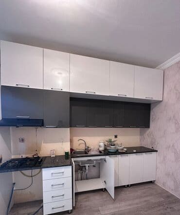 soba ucun suse qablar: 550₼ Metbex mebeli akril mdf 3.30 eninde. Qaz moyka aspirator — 1