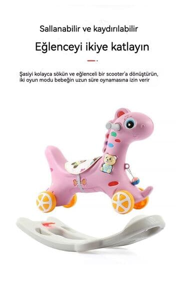 uşaq şəp şəp oyuncaqları: Yeni hem yellencek kimi hem de surulur musigili renglerden mavi whasap — 1