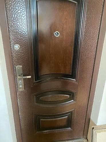 qapi ruckalari: Metal giriş qapısı - Material: metal karkas, üzəri ağac fakturalı — 3