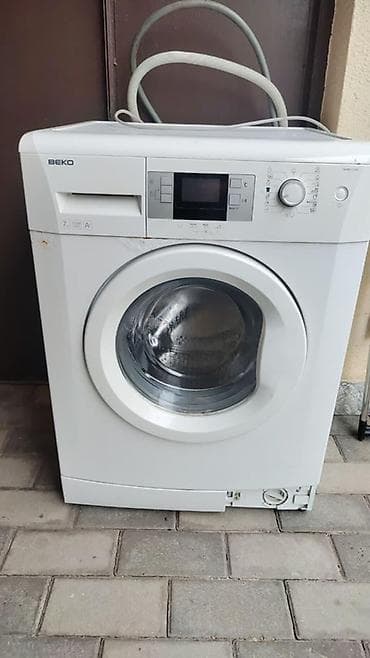su krant: Beko önyükləməli paltaryuyan maşın - Yükləmə həcmi: 7 kq (etiketdə — 1