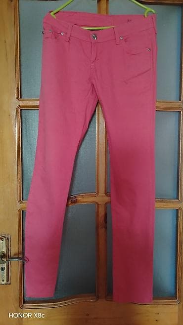 apple watch ucuz: Qadın şalvarları – 2 ədəd dəst 1) Çəhrayı şalvar - Düz kəsim, beldə — 1