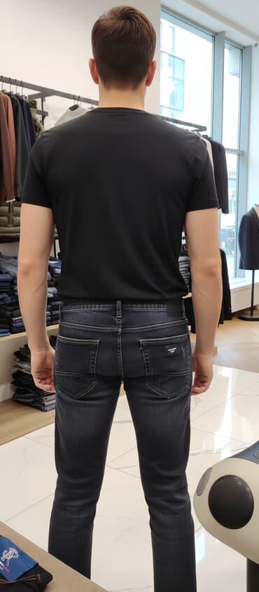 helanke od mokre likre: Cins şalvar, Dolce & Gabbana, XL — 1