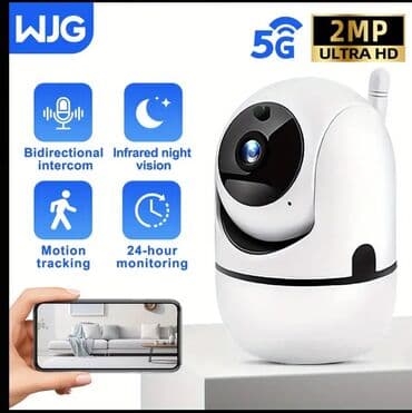 360 derece kamera: WiFi camera, Səsli canlı danışıq, 24 saat canlı izləmə, Gecə — 2