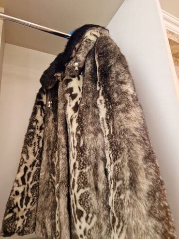 havalı ətəklər: Xəz qadın plaşı - Material: təbii xəz görünüşlü, qalın və yumşaq — 2