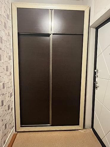 qedimi skaf: İşlənmiş, 2 qapılı, Qəhvəyi, Kupe, Düz dolab — 1