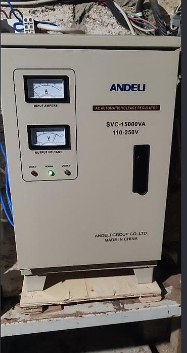 İşlənmiş, Sənaye üçün, 1 faza, Gərginliy stabilizatoru, 110 V, Ödənişli çatdırılma, Kredit yoxdur