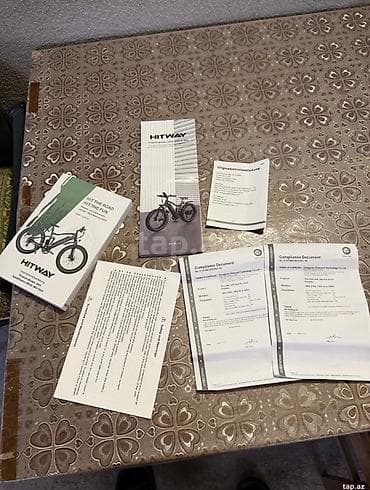 Elektrik velosipedlər: Yeni Elektrik velosipedi 26", sürətlərin sayı: 24, 750 < Vt, Pulsuz çatdırılma — 9