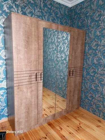 Açılan, 4 qapılı Düz dolab, Qarderob, paltar dolabı