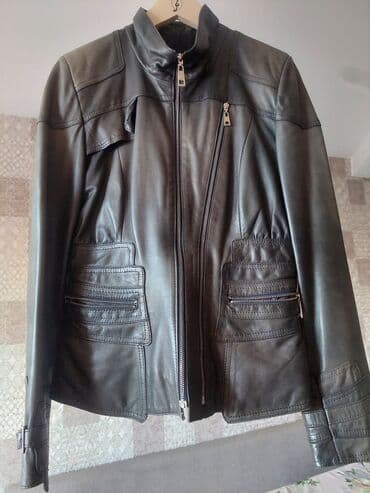 Qadınlar üçün dəri gödəkçə - Material: təbii dəri yumşaq tekstura