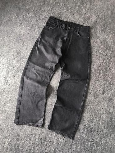 Cinslər: Baggy Jeans(qara rəngdə). Ölçüsü 32, uzunluq 105-110, en 40-42. Yeni — 2