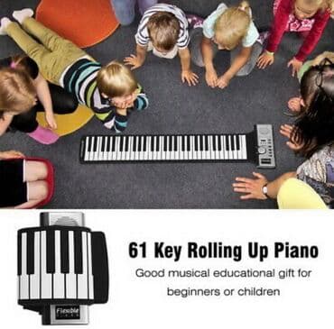 повер капсула для веса: 61 key Rolling Up Piano Səslər: 128 Ritmlər:128 Mahnılar:30 Mağazaya — 1