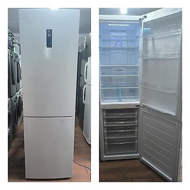 ps temiri: İşlənmiş 2 qapılı Haier Soyuducu Satılır, rəng - Ağ, Təkərli — 1