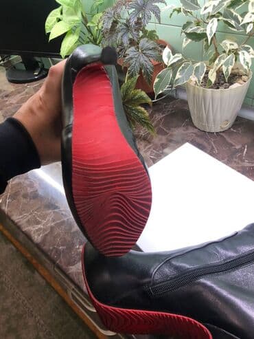 çəkmə: Çəkmə, Ölçü: 38, rəng - Qara, İşlənmiş — 9