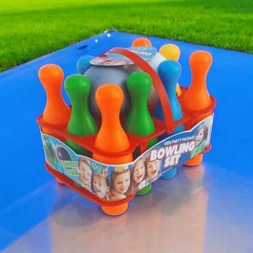 oyun evi: Uşaq Bowling Dəsti – “Kids Party Package Bowling Set” - Rəngarəng — 1