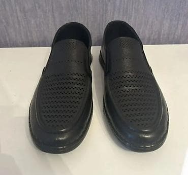 Uşaq ayaqqabıları: Məhsul: Kişi loaferi (qara rəng) - Model: Slip-on loafer - Material — 3