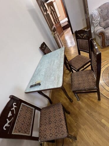 Салонная, медицинская мебель: Стол и стулья — 6