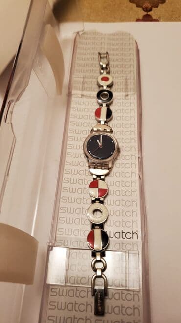 детские наручные часы swatch: Yeni, Qol saatı, Swatch, rəng - Gümüşü — 6