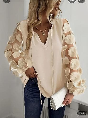 Qara bluz – bəzəkli şifon qol detalli. cemi 1 defe geyinilib.42