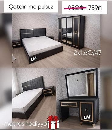 islenmis dolab: İkinəfərlik çarpayı, Dolab — 1