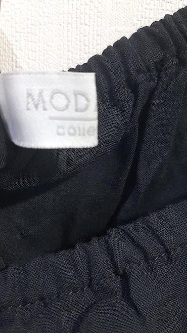 kostum: Qadın bluzası – MOD Collection - Rəng: qara - Dizayn: çiyinləri — 3