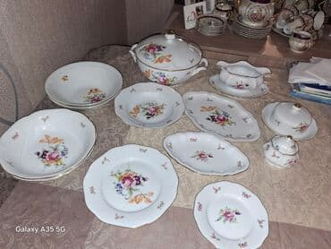 набор казанов викалина: Обеденный набор, Фарфор, Богемия, 6 персон, Чехия — 1