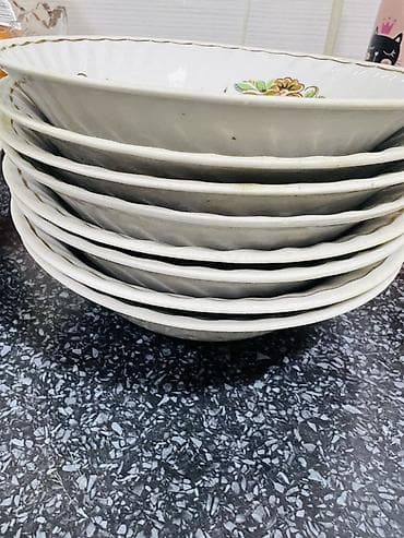 yemek servisi: Nahar dəsti, rəng - Ağ, Keramika, 6 nəfərlik — 3