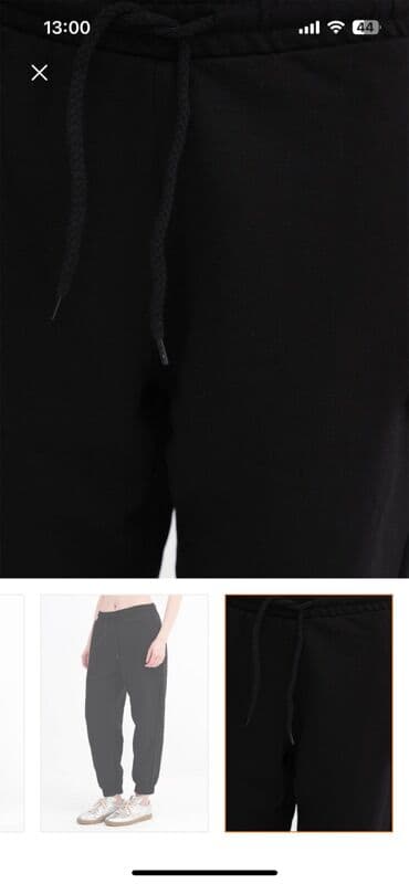 Baş geyimləri: Şalvar, rəng - Qara — 1