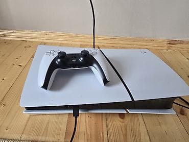 vozol 6 k: PlayStation 5 (Diskli versiya) oyun konsolu - Rəng: ağ/qara, şaquli — 1