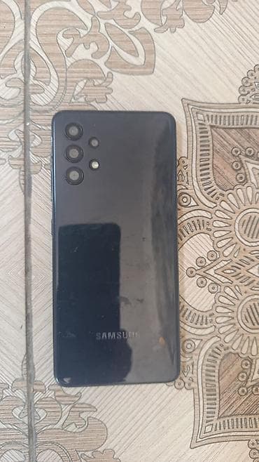 gen: Samsung Galaxy A32, 64 GB, rəng - Qara, Barmaq izi — 3