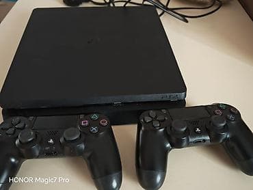 televizor yeri divarda: PlayStation 4 Slim oyun konsolu - Model: PS4 Slim (orijinal Sony) - — 1