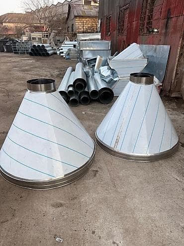 Sənaye havalandırma komponentləri – sinklənmiş poladdan hazırlanmış