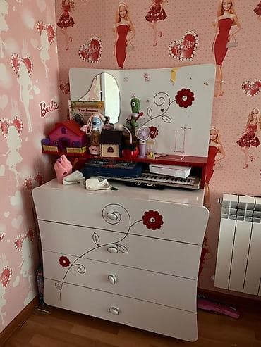 tək şkaf: Qız üçün, İşlənmiş, Təknəfərlik çarpayı, Dolab, Komod, Tumba — 2