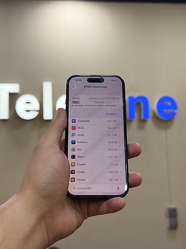 iphone 16 pro maks: IPhone 16 Pro, 128 GB, Black Titanium, Zəmanət, Kredit, Simsiz şarj — 4